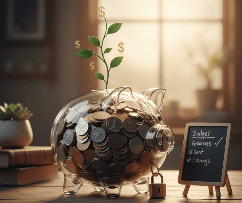 how much money can you save in a piggy bank